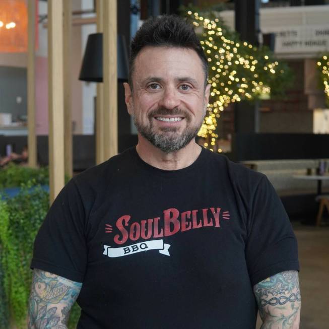 Chef Bruce Kalman of SoulBelly BBQ in downtown Las Vegas. (Las Vegas Review-Journal file)