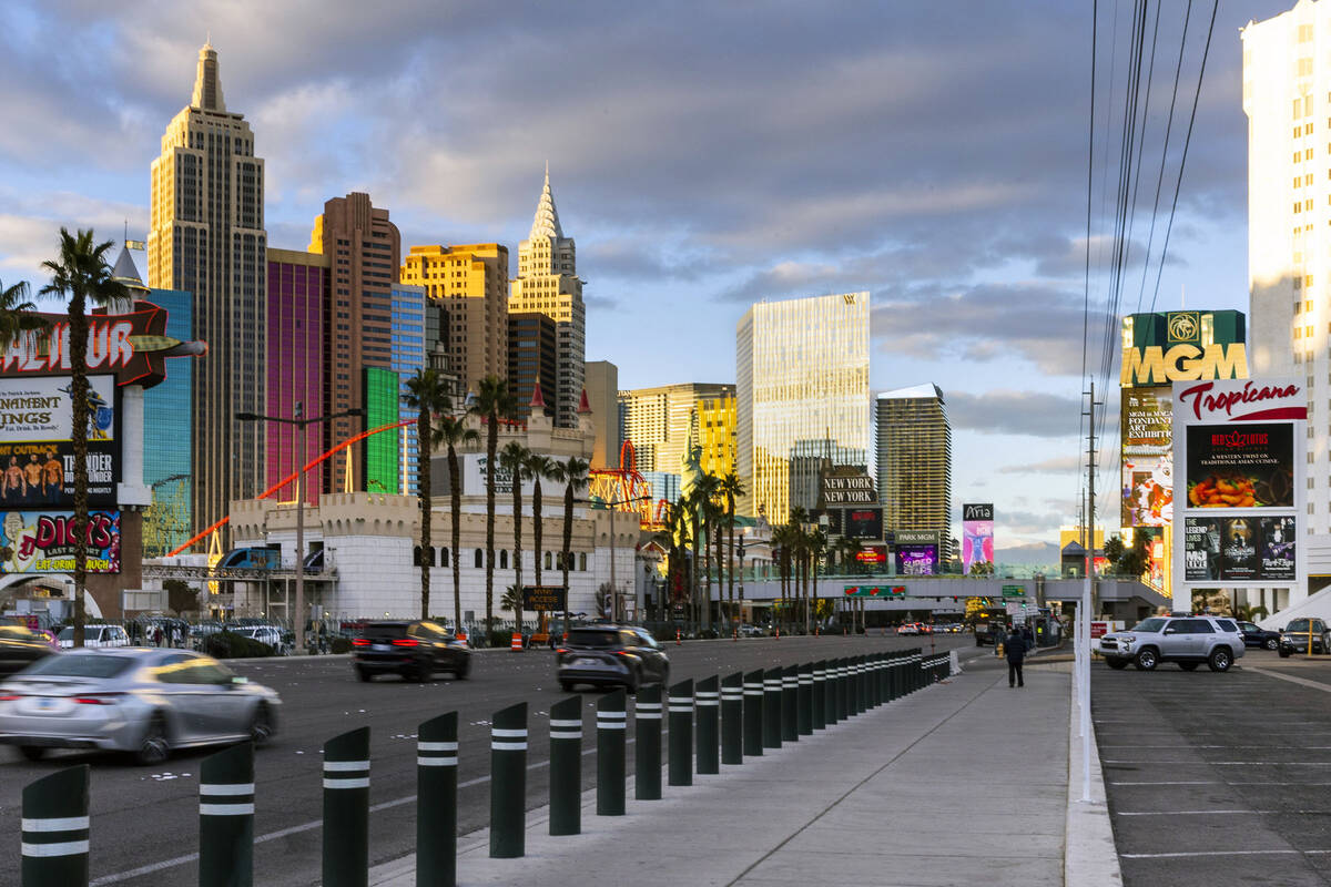 The Las Vegas Strip, seen in 2023. (L.E. Baskow/Las Vegas Review-Journal) @Left_Eye_Images