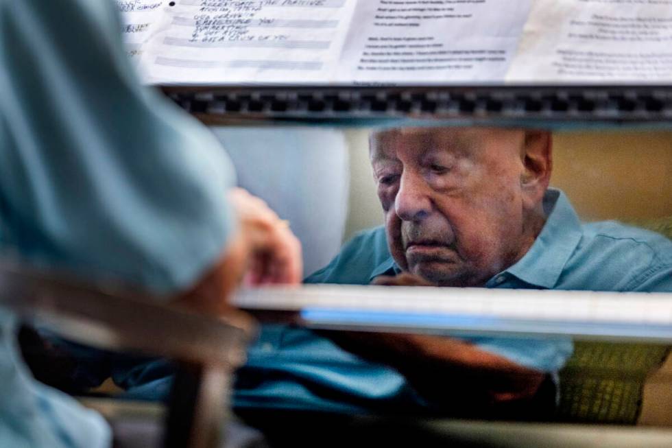 95-year-old pianist Don "Pops" Friend plays his finale at Atria Seville Senior Assist ...