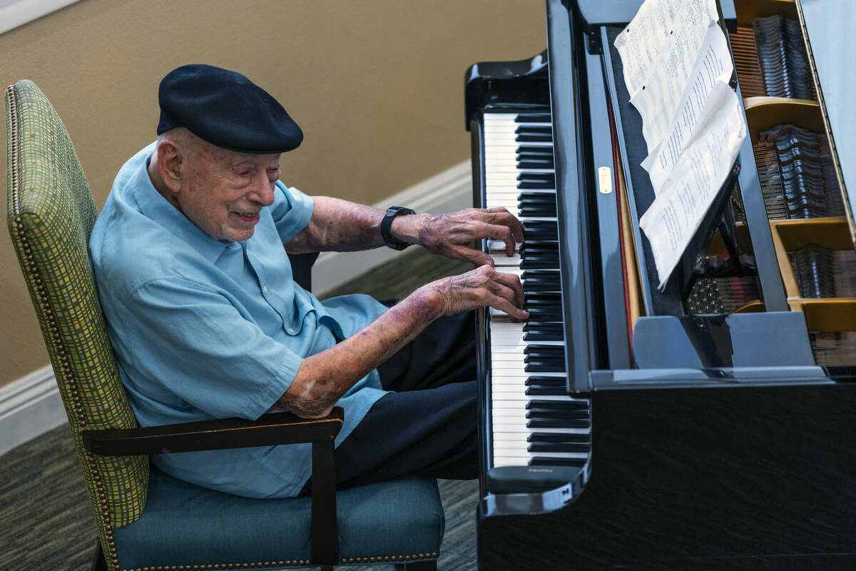 95-year-old pianist Don "Pops" Friend plays his finale at Atria Seville Senior Assist ...