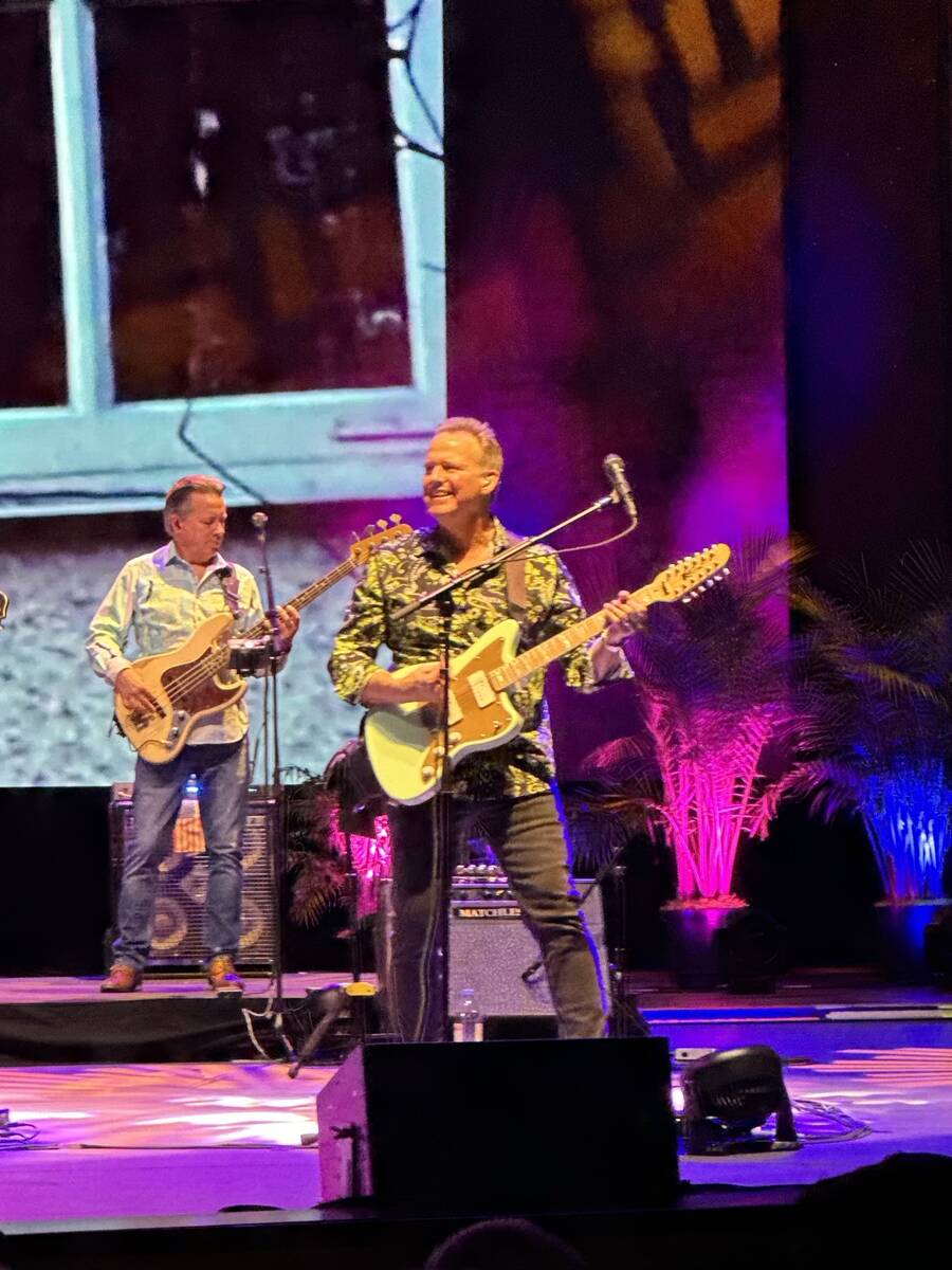 Las Vegas guitarist of the Beach Boys is shown at The Venetian Theatre on Wednesday, Sept. 4, 2 ...