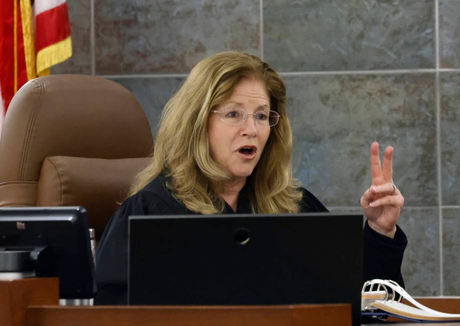 Judge Susan Johnson instructs the jury during Deobra Redden's, who was captured on video attack ...