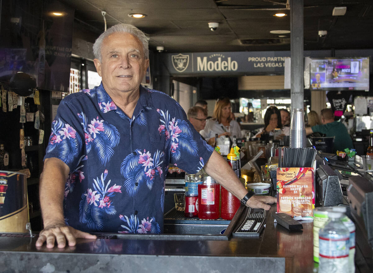 Owner Randy Markin at Stage Door, Thursday, Sept. 5, 2024, in Las Vegas. (Daniel Jacobi II/Las ...