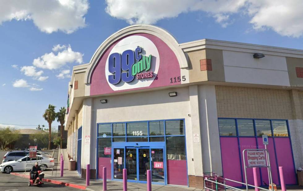 The 99 Cents Only store at 1155 E. Charleston Blvd., Las Vegas. (Google streetview)