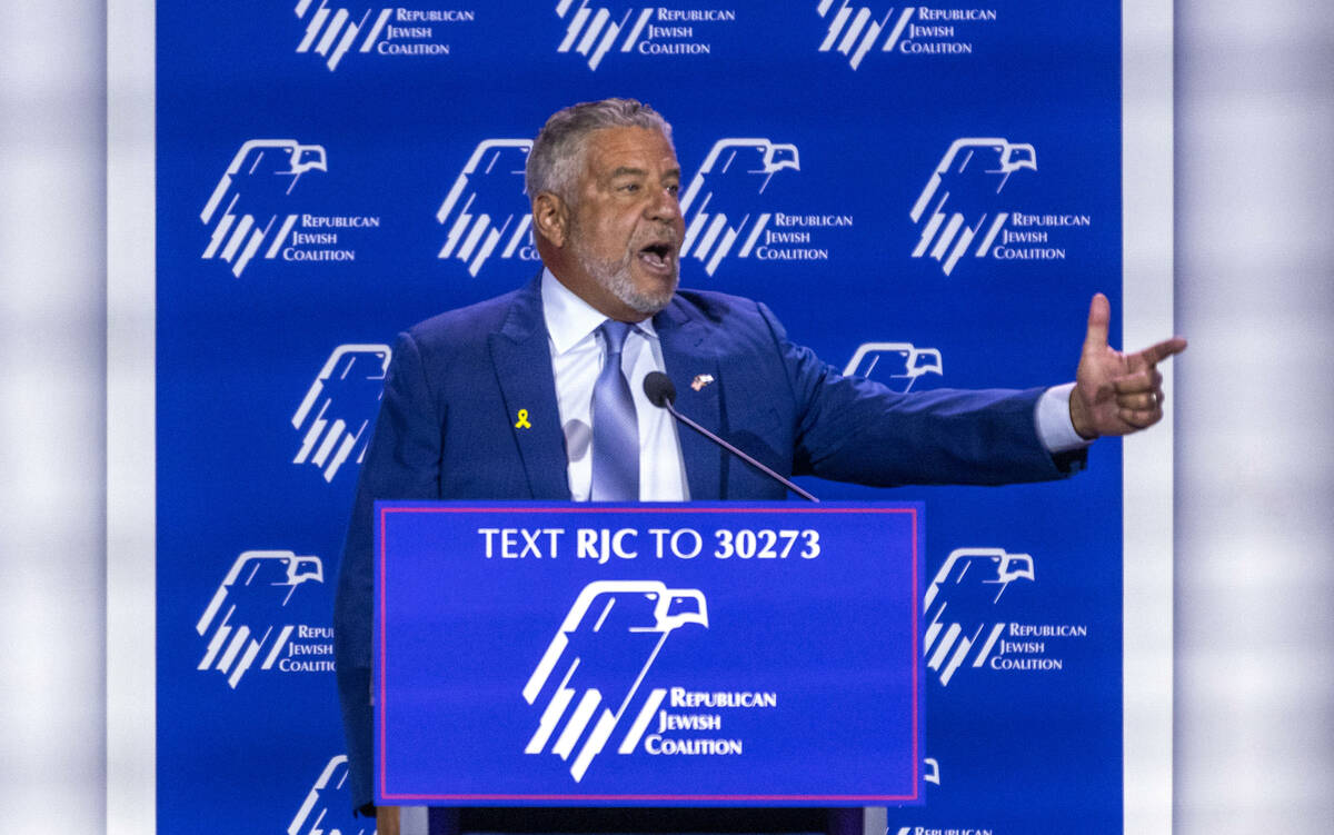 Auburn's Men's Basketball Coach Bruce Pearl speaks during the Republican Jewish Coalition&#x201 ...