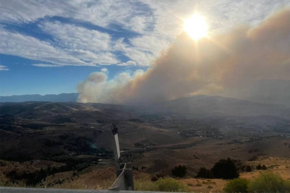 A wildfire evacuation order has been issued for South Reno and Davis Creek after a wildfire sta ...