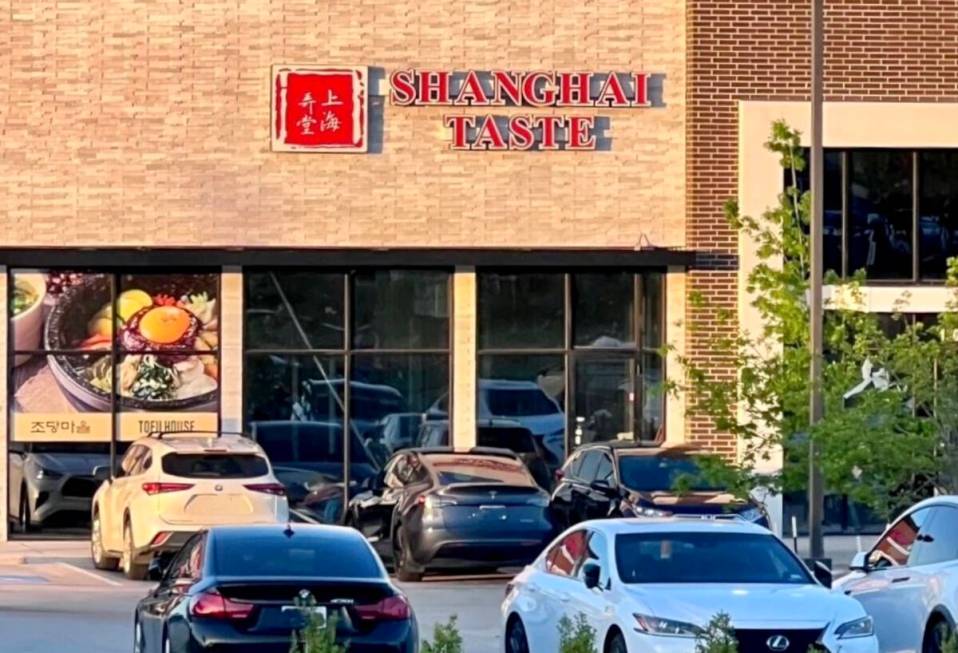 The exterior of ShangHai Taste in Plano, Texas. This outpost of the beloved Las Vegas Shanghain ...