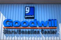 People come and go from the the Goodwill Centennial Retail Store, Friday, Sept. 30, 2016, in La ...