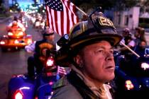 FILE - On September 11, 2011 the West Coast Heroes Parade and Ceremony observes the 10th annive ...