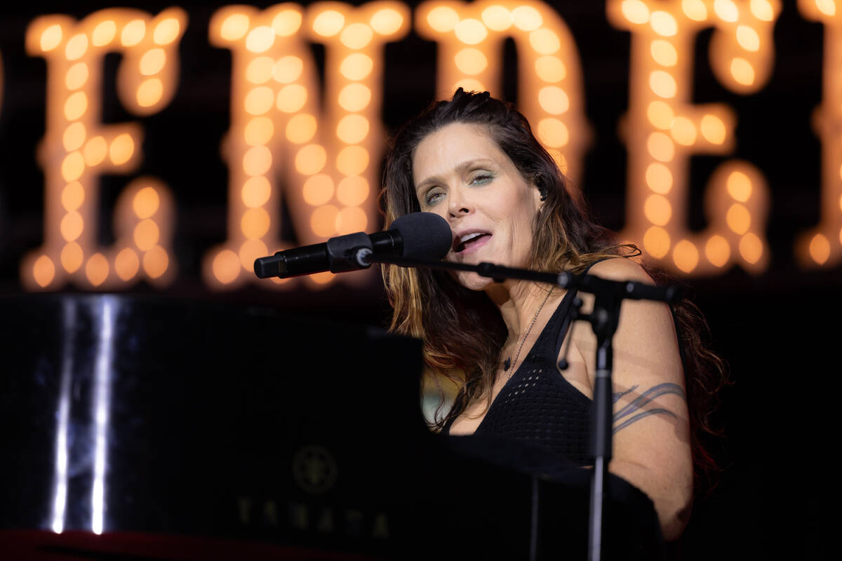 Beth Hart is shown during Big Blues Bender, held at Westgate Las Vegas from Sept. 5-Sept. 10, 2 ...