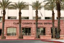 CCSD is sued by a mother for photos taken of her child's genitals. (Las Vegas Review-Journal/File)