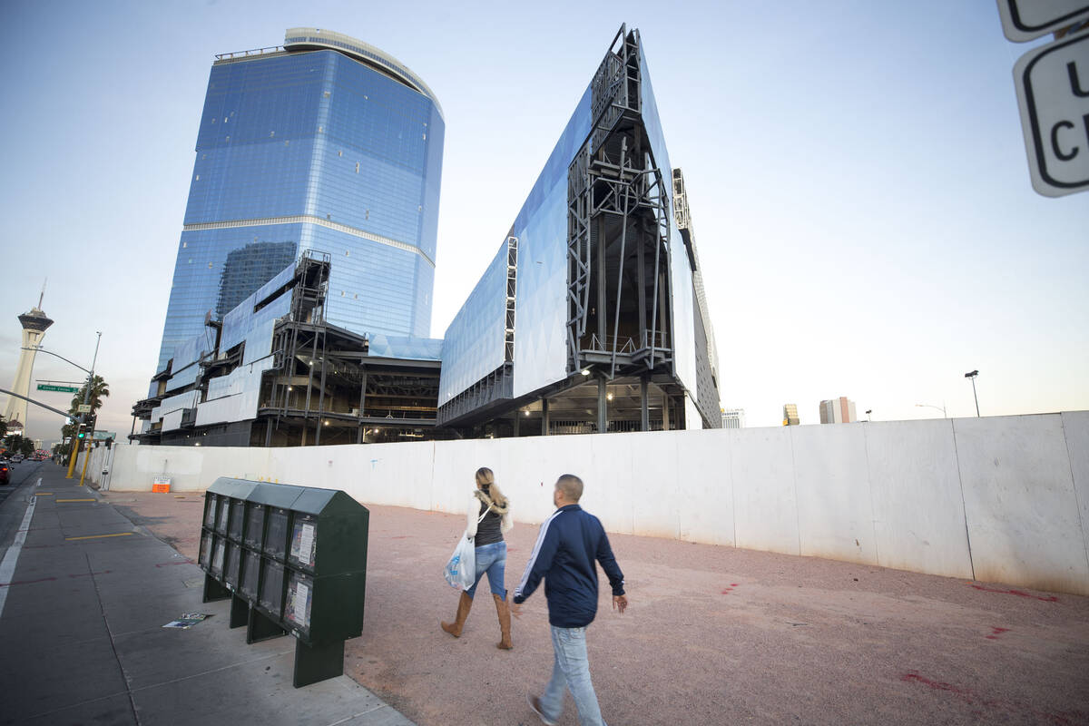 The unfinished Fontainebleau project on the Las Vegas Strip, Wednesday, Dec. 13, 2017. (Las Veg ...