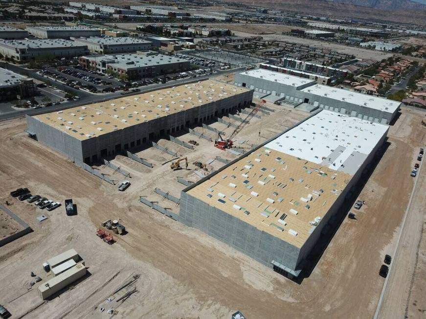 The Mountain West Industrial Park in construction. (Nigro Construction)