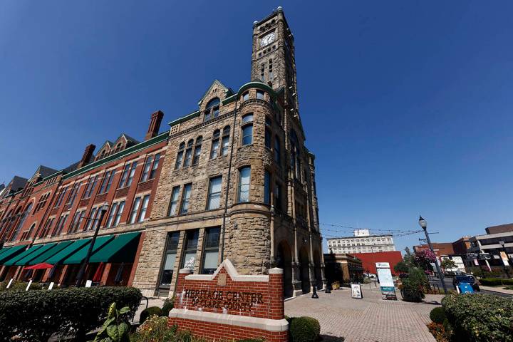 The Heritage Center of Clark County is seen in Springfield, Ohio, Wednesday, Sept. 11, 2024. (A ...