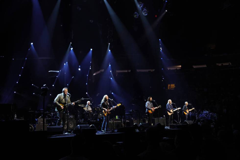 The Eagles open their residency at the Sphere this weekend. (Kevin Mazur/Getty Images)