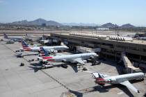 American Airlines will end its nine weekly nonstop flights between Harry Reid International Air ...