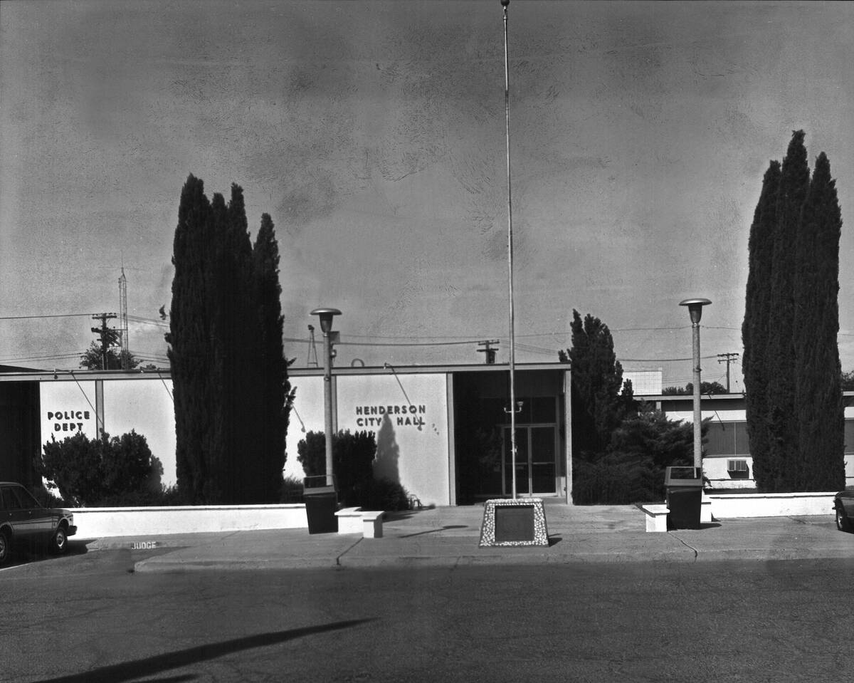 Henderson City Hall in 1963. (City of Henderson)