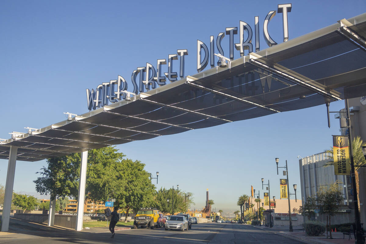 The iconic Water Street District on South Water Street in Henderson on Wednesday, Aug. 28, 2019 ...