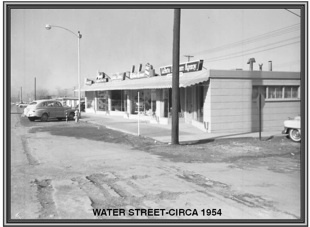 Water Street in Henderson in 1954. (City of Henderson)