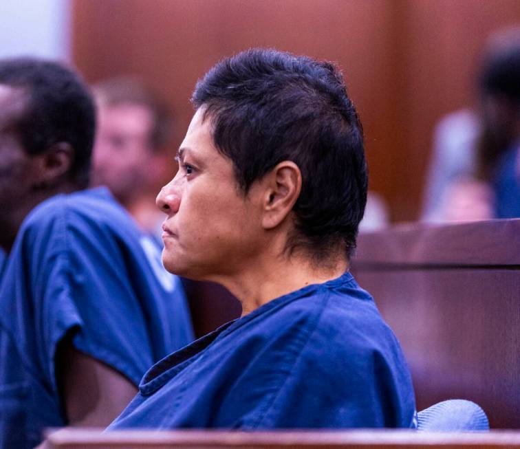 Court appearance for Patricia Sierra at the Regional Justice Center on Wednesday, Sept. 18, 202 ...