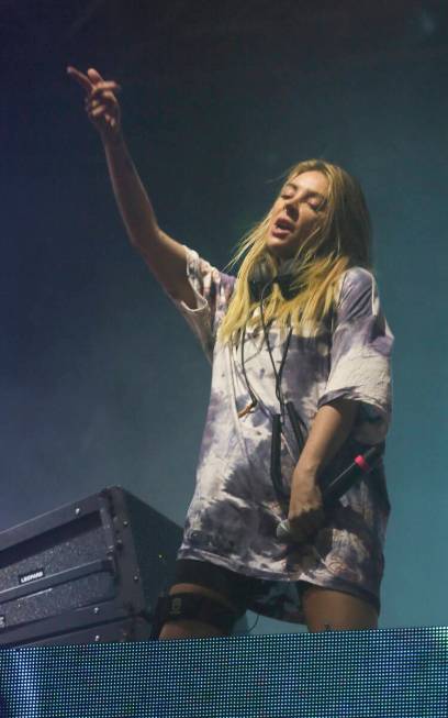 Alison Wonderland performs on Day 2 of the Austin City Limits Music Festival's second weekend o ...