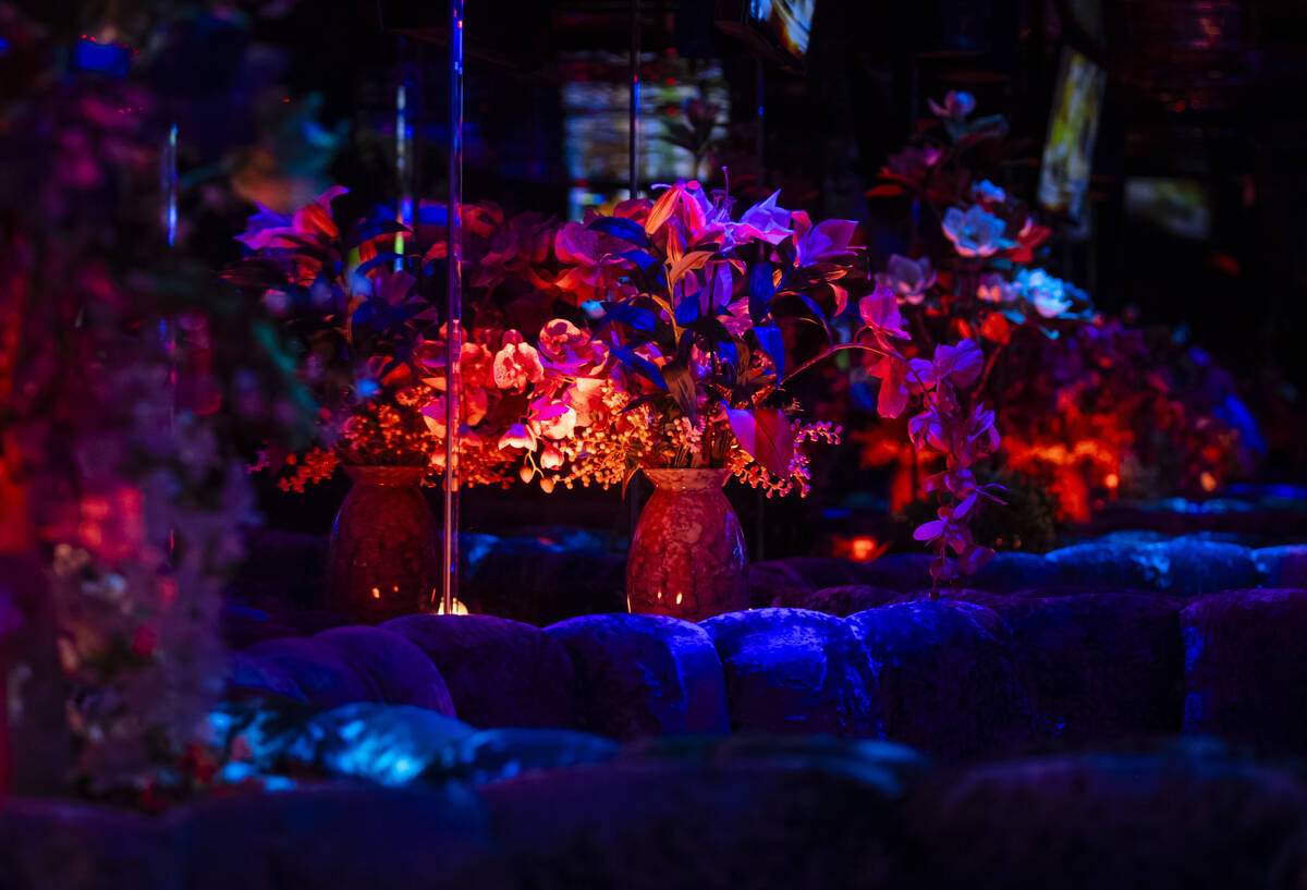 An interior view of the Fireside Lounge at the Peppermill on Tuesday, Sept. 24, 2024, in Las Ve ...