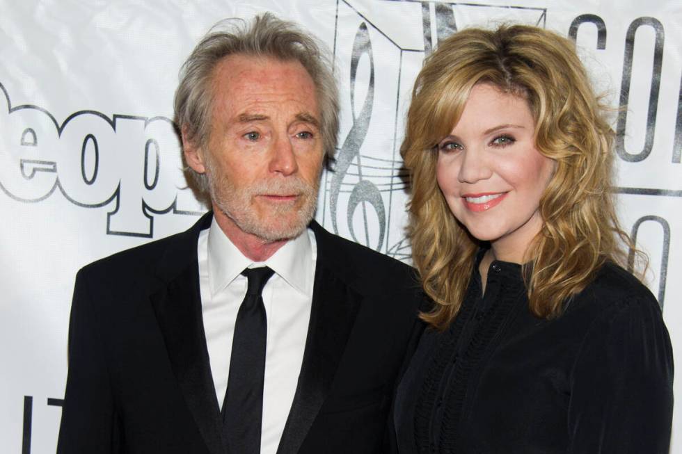 FILE - Inductee J.D. Souther and Alison Krauss attend the Songwriters Hall of Fame 44th annual ...