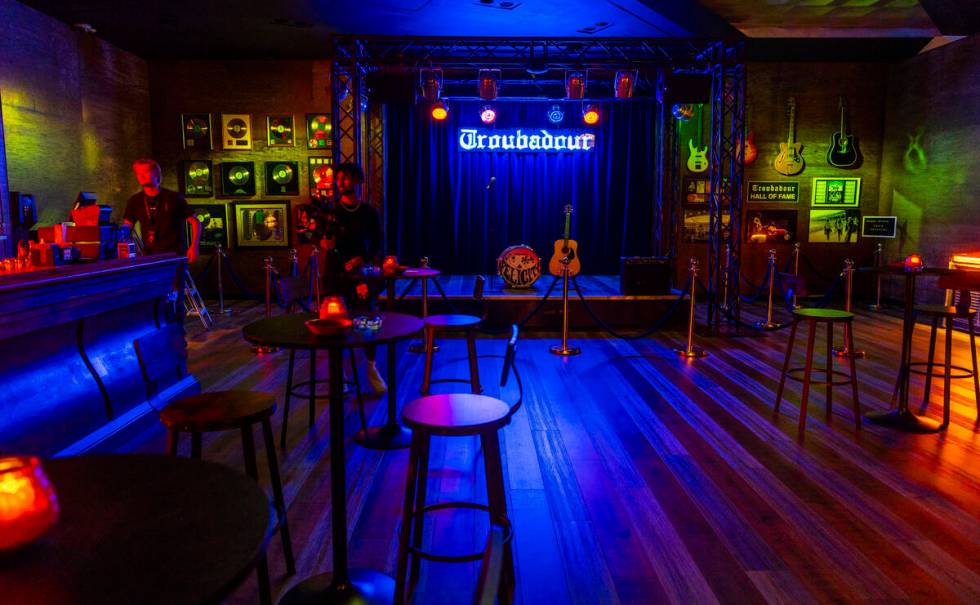 Fans are able to visit a Troubadour replica within the Eagles exclusive fan experience Third En ...