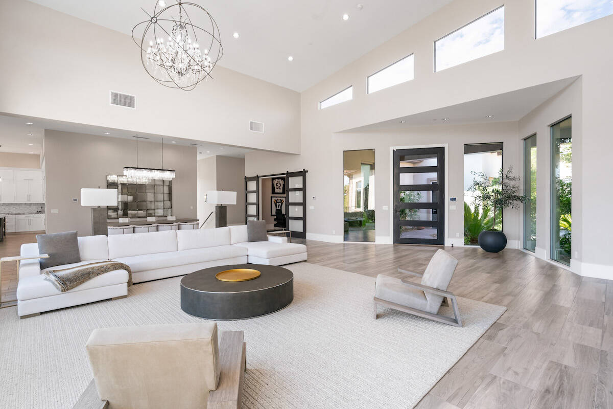 The Las Vegas home of former Raiders quarterback Derek Carr is seen in this listing photo. (Edg ...