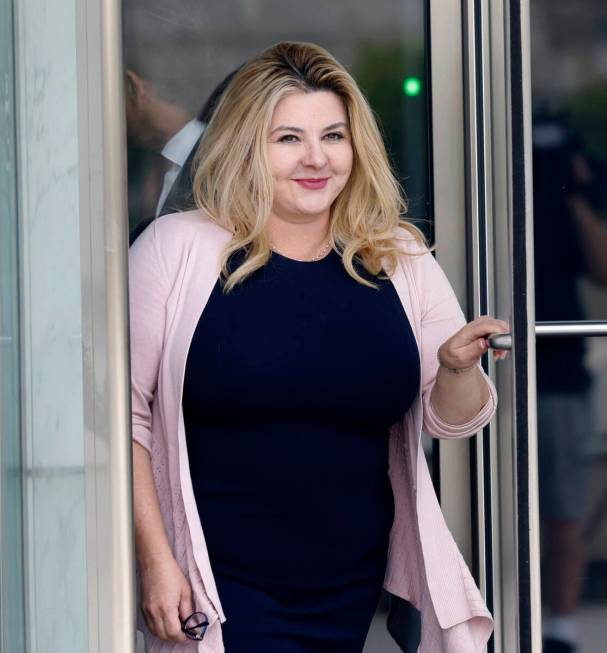 Former Las Vegas City Councilwoman Michele Fiore, left, who pleaded not guilty to federal charg ...