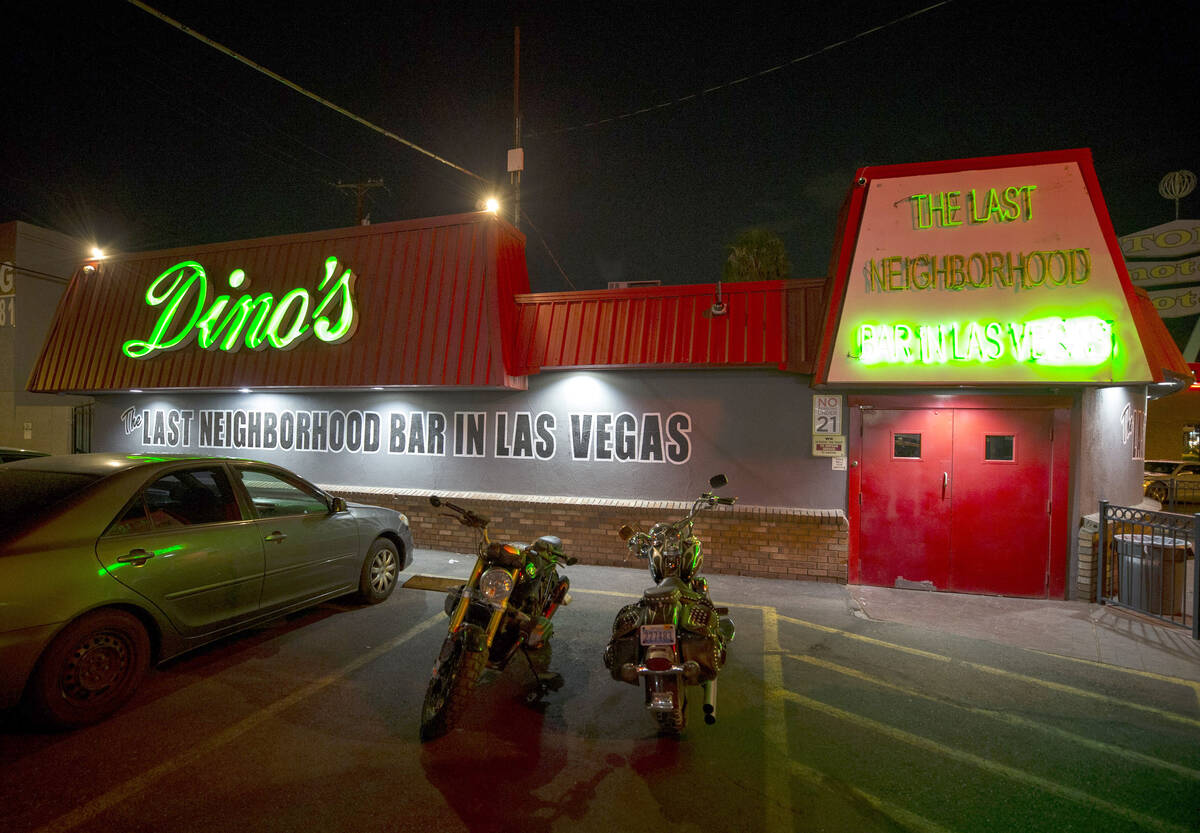 Dino's Lounge in downtown Las Vegas on Thursday, Aug. 31, 2017. (Richard Brian/Las Vegas Review ...