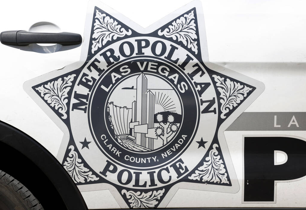 FILE - The Metropolitan police department investigate a single motorcycle crash in Las Vegas on ...