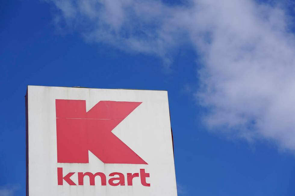 FILE - A large Kmart sign is displayed in front of a shopping plaza in Avenel, N.J., April 4, 2 ...