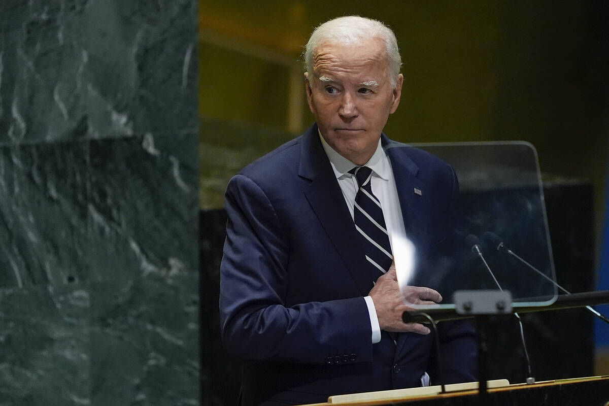 United States President Joe Biden addresses the 79th session of the United Nations General Asse ...