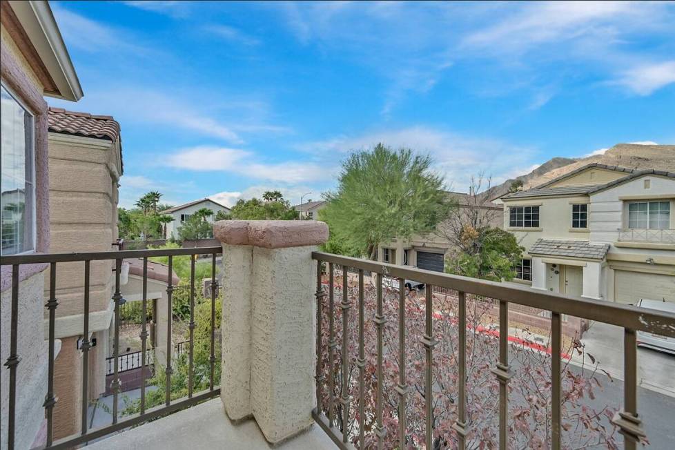 3614 American Pie Ct. is a two story home located in between Sun City Summerlin and Lone Mounta ...