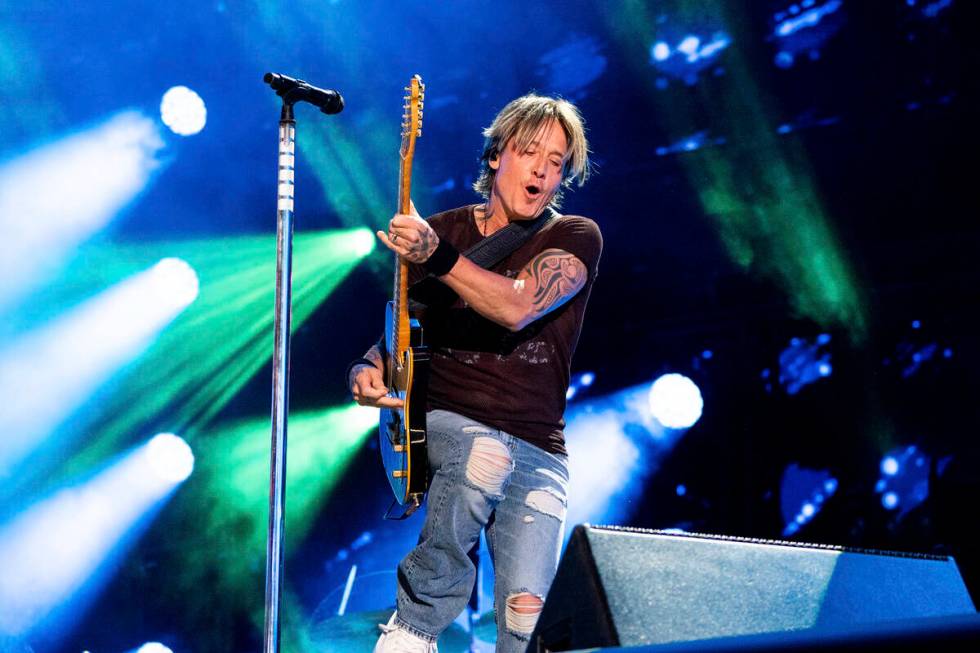 Keith Urban performs during CMA Fest on Saturday, June 8, 2024, in Nashville, Tenn. (Photo by A ...