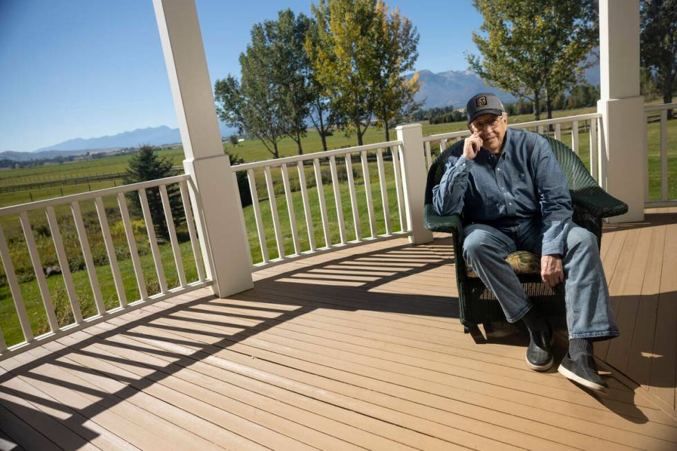 Brent Musburger at his home in Hamilton, Montana on Tuesday, Sept. 24, 2024. (Photo by Ben Smith)