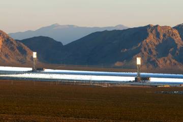 The Ivanpah Solar Electric Generating System is pictured, on Wednesday, Sept. 25, 2024, at the ...