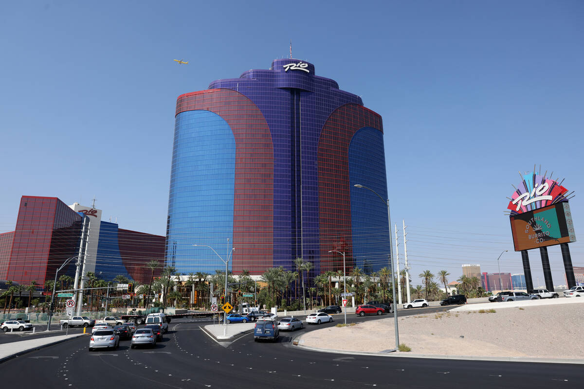 The Rio in Las Vegas is shown Friday, Sept. 6, 2024. The off-Strip property is nearing complet ...