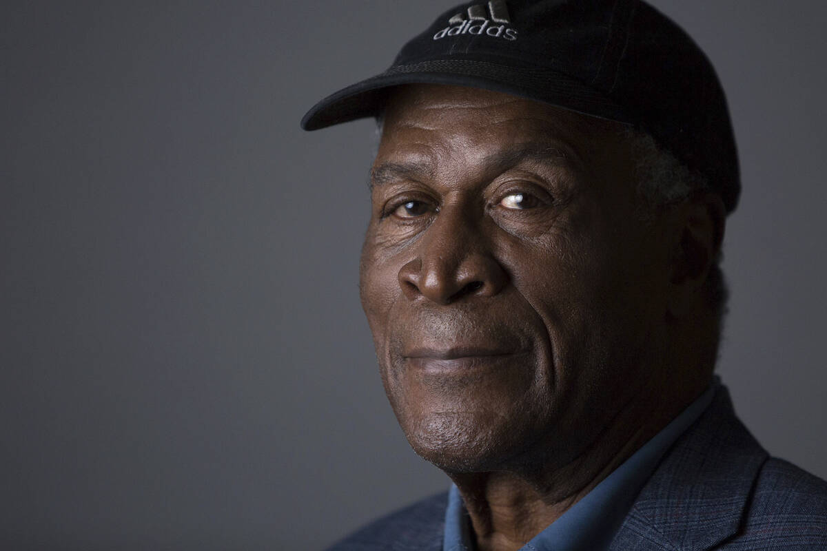 John Amos poses for a portrait on May 11, 2016, in New York. Amos, who starred as the family pa ...