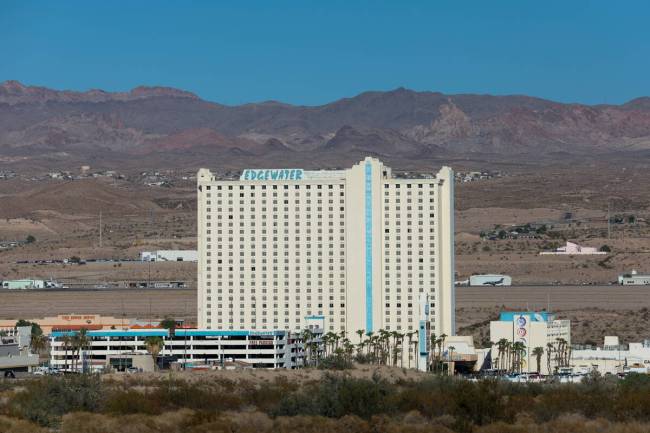 Edgewater casino-resort on Tuesday, Sept. 17, 2024, in Laughlin. (Ellen Schmidt/Las Vegas Revie ...