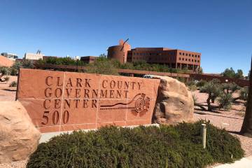 The Clark County Government Center. (Las Vegas Review-Journal/File)