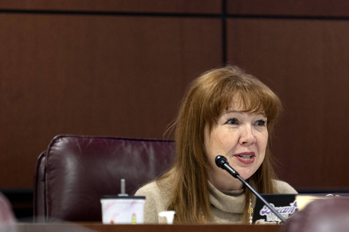 Assemblywoman Shannon Bilbray-Axelrod, D-Las Vegas, in a meeting of the Assembly Committee on E ...