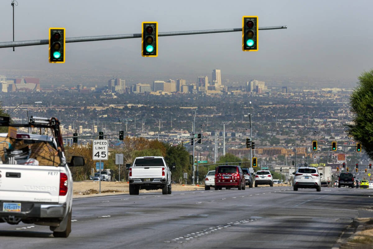 The Reimagine Boulder Highway project will feature improved lighting, reduced traffic lanes des ...