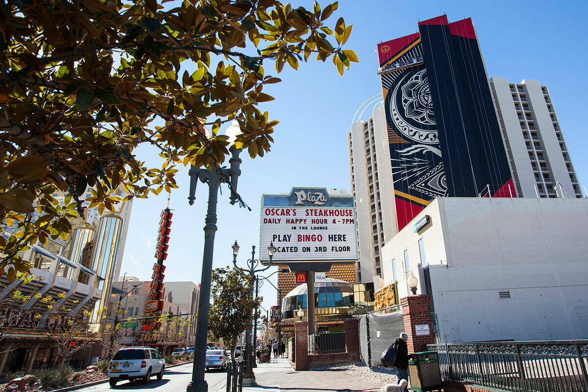 The so-called “order out corridor” in downtown Las Vegas is expanding to cover the area of ...