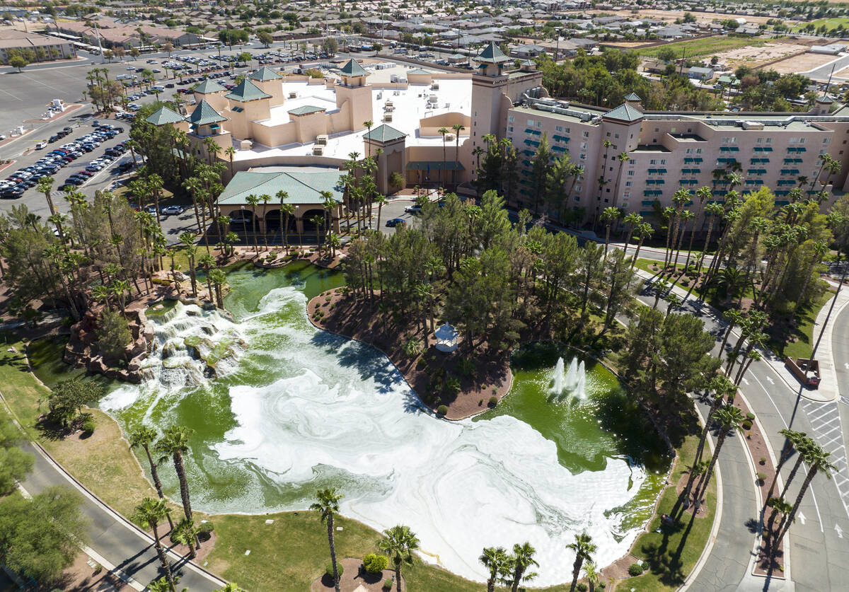 The CasaBlanca hotel-casino in Mesquite is pictured, on Tuesday, Sept. 24, 2024. (Bizuayehu Tes ...