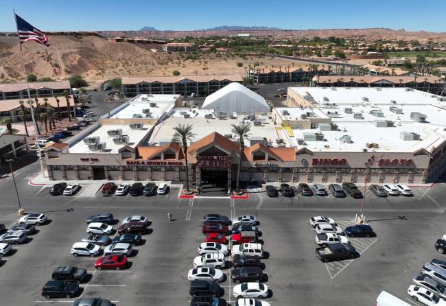 The Virgin River hotel-casino in Mesquite is pictured, on Tuesday, Sept. 24, 2024. (Bizuayehu T ...