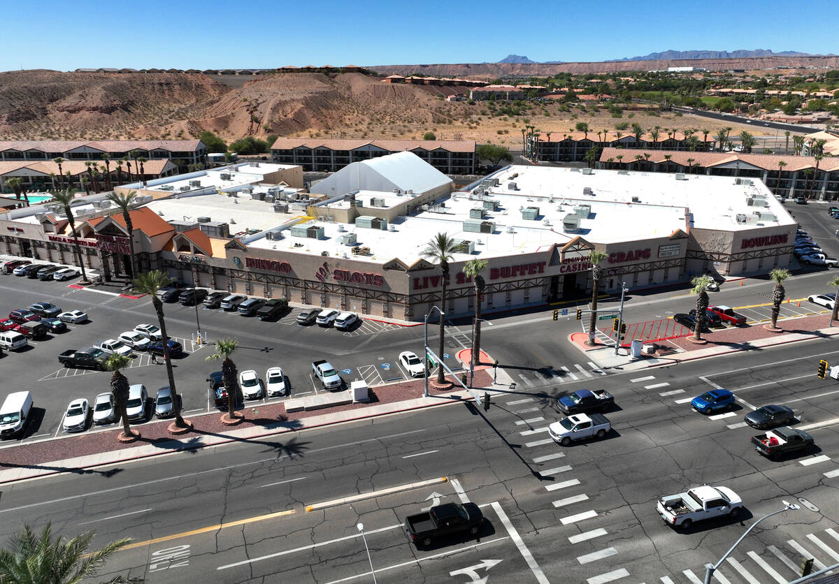 The Virgin River hotel-casino in Mesquite is pictured, on Tuesday, Sept. 24, 2024. (Bizuayehu T ...