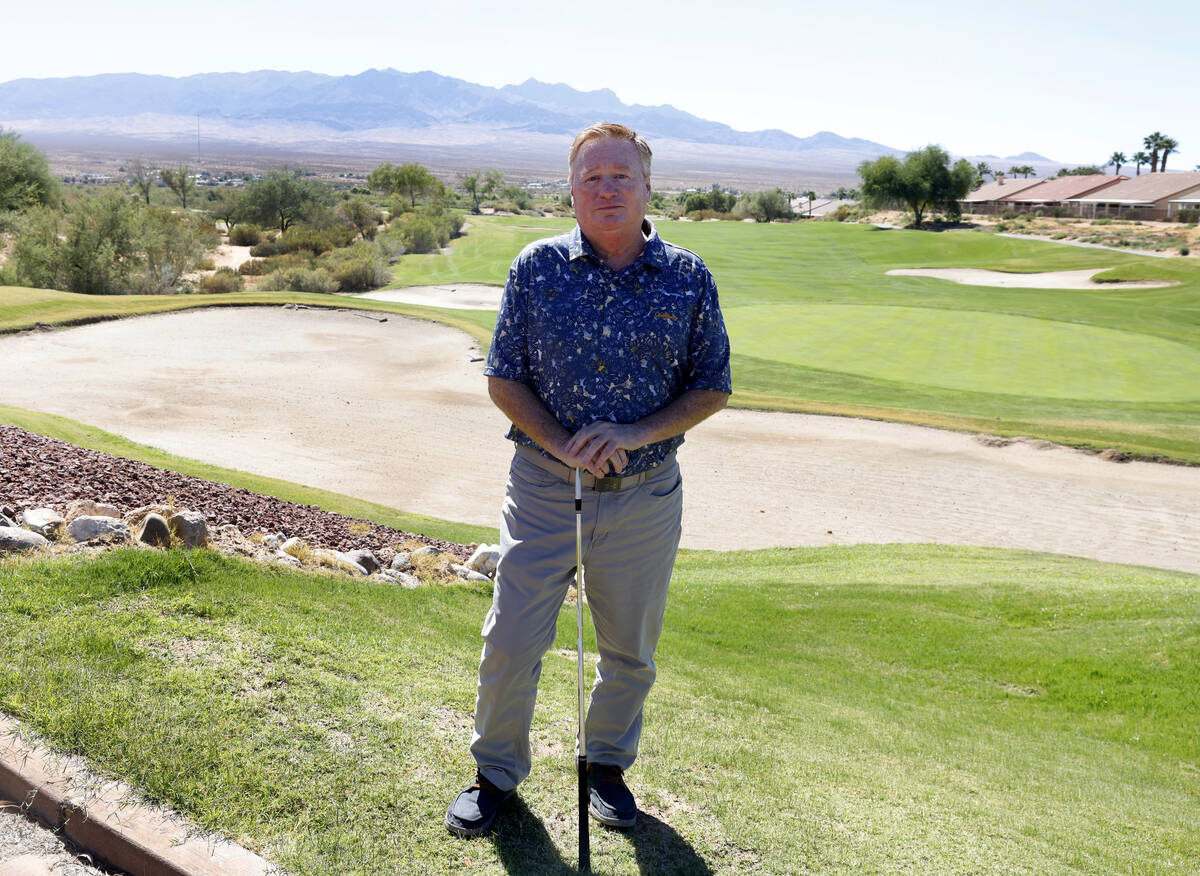 Brian Wursten, director of golf, poses for a photo at CasaBlanca Golf Course, on Tuesday, Sept. ...