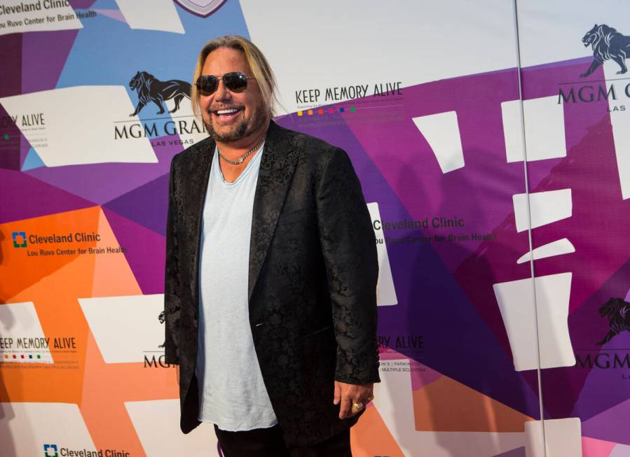 Vince Neil, frontman of Motley Crue, on the red carpet before Keep Memory Alive's 21st annual P ...